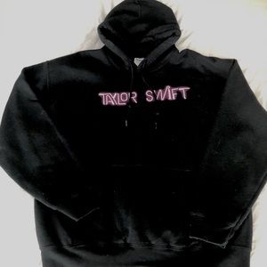 Taylor Swift black 1989 tour hoodie sweatshirt L